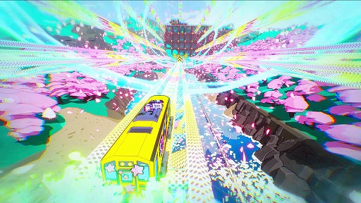画像ギャラリー No.007のサムネイル画像 / 電車でスケボーのように空中トリックを決めまくるハイスピードACT「電車アタック」，PC / コンソール向けに配信開始