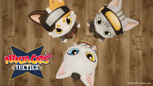 画像ギャラリー No.004のサムネイル画像 / 音声でネコ忍者を育てて戦うタクティカルRPG「NINJA CATS: Tactics」，東京ゲームショウ2025に出展