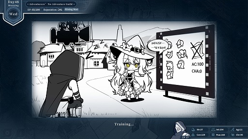 画像ギャラリー No.003のサムネイル画像 / 「存在/しないあなた、と私」の続編「不/存在的逐梦者:银葱之森」,Steamストアページを公開。50万文字,10エンディング以上の戦闘RPGに