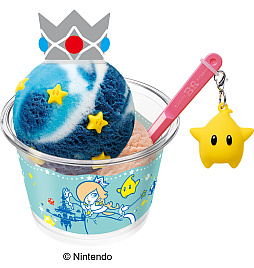 画像ギャラリー No.011のサムネイル画像 / 「スーパーマリオギャラクシー」がサーティーワンと4月1日からコラボ。新作フレーバー「コットンフルーツギャラクシー」などを販売