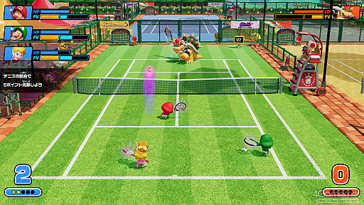 画像ギャラリー No.039のサムネイル画像 / 今度のマリオテニスは，ラケット次第で試合の流れが変わる！　シリーズ最多キャラ＆遊びもストーリーも充実した「マリオテニス フィーバー」を紹介