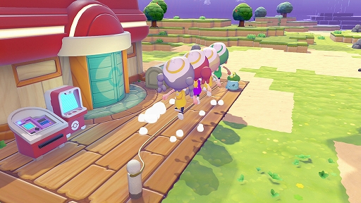 画像ギャラリー No.005のサムネイル画像 / 「ぽこ あ ポケモン」,イベント「おおなわとび大会」を4月19日から開催。誰かの街やクラウド島で複数人で参加することもできる