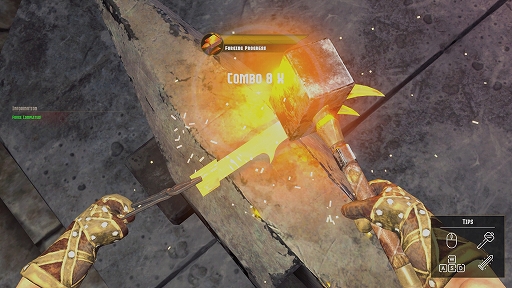 画像ギャラリー No.001のサムネイル画像 / 王城に仕える鍛冶師として伝説の装備を鍛え上げる。シミュレーションゲーム「大鍛冶師」，正式版を本日リリース