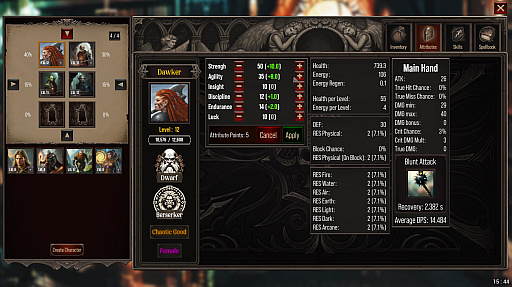 画像ギャラリー No.009のサムネイル画像 / Wiz8やマイトマの系譜を感じるダンジョンRPG「Titans of the Past」(ほぼ日 インディーPick Up!)