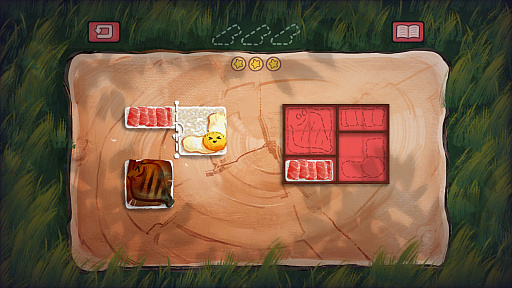 画像ギャラリー No.012のサムネイル画像 / 具材を切って弁当箱にぴったり詰めるパズルゲーム「Bento Blocks」（ほぼ日 インディーPick Up！）