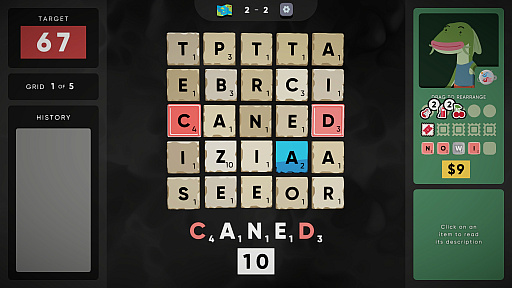 画像ギャラリー No.002のサムネイル画像 / 言葉を見つけて戦うローグライクワードパズル「Cursed Words: The Word Game That Isn't」（ほぼ日 インディーPick Up！）