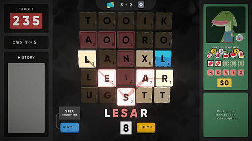 画像ギャラリー No.003のサムネイル画像 / 言葉を見つけて戦うローグライクワードパズル「Cursed Words: The Word Game That Isn't」（ほぼ日 インディーPick Up！）