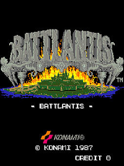 画像ギャラリー No.001のサムネイル画像 / 侵略してくる妖獣軍団を迎え撃て。「バトランティス」,アーケードアーカイブス版を10月9日配信。1987年にKONAMIから発売されたSTG