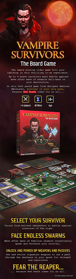 Vampire Survivors: The Board Game