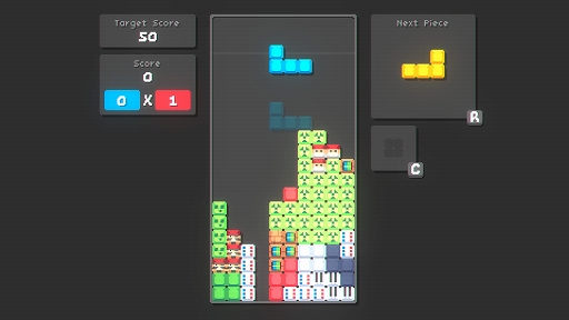 画像ギャラリー No.001のサムネイル画像 / ローグライク落ちものパズル「Stackflow」が正式リリース。戦略を一変させるブロックを使って狂ったコンボをつなげよう