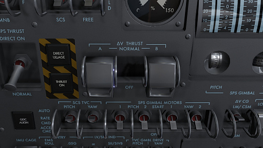 画像ギャラリー No.054のサムネイル画像 / 膨大な数のスイッチや計器におののく。「Reentry - A Space Flight Simulator」で，アポロ宇宙船の操縦（のごく一部）を体験してみた