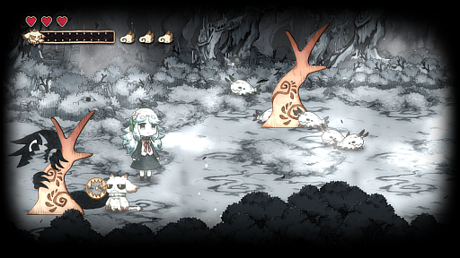 画像ギャラリー No.025のサムネイル画像 / トラウマに満ちた絵本の世界を喰らって,怪物になった少女たちを救うADV「シニガミ姫と異書館ノ怪物」,2026年4月30日に発売