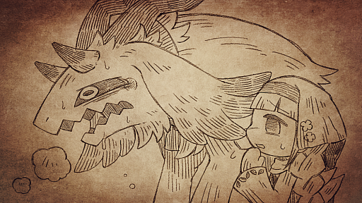 画像ギャラリー No.003のサムネイル画像 / 「シニガミ姫と異書館ノ怪物」，新キャラクター「道化画家の少女／落書き姫」と「ヤギ牧場の少女」の情報を公開