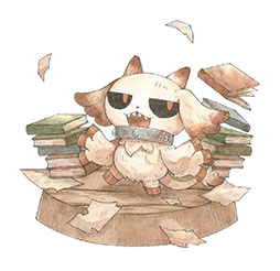 画像ギャラリー No.008のサムネイル画像 / 「シニガミ姫と異書館ノ怪物」，モノとメェルらメインキャラクターが持つ新たな能力が公開に