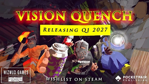 画像ギャラリー No.001のサムネイル画像 / “伝説の懸賞コード”を求めて巨大迷宮へ。「Vision Quench / ビジョンクエンチ」，2027年春に発売決定。新デモ版を配信開始