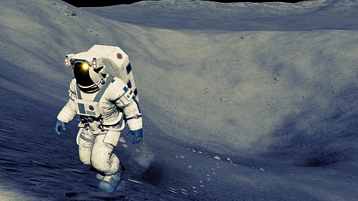 画像ギャラリー No.003のサムネイル画像 / JAXAとの共同研究の成果を利用した,リアルな月面探索ゲーム「REAL MOON」,本日無料でリリース