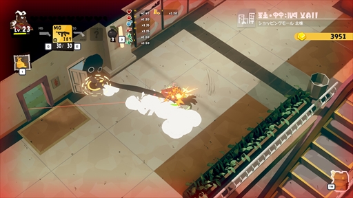 画像ギャラリー No.015のサムネイル画像 / ［プレイレポ］「DAMON and BABY」，子連れ魔王のユーモラスかつハードボイルドな珍道中をツインスティックシューターで描く