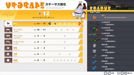 画像ギャラリー No.033のサムネイル画像 / ［プレイレポ］「DAMON and BABY」，子連れ魔王のユーモラスかつハードボイルドな珍道中をツインスティックシューターで描く