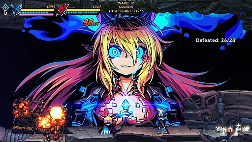 画像ギャラリー No.007のサムネイル画像 / レトロ調ピクセルアートでハイテンポアクション「超アロイクラッシュ」，Steamで早期アクセス開始