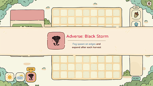 画像ギャラリー No.003のサムネイル画像 / Balatroインスパイアのデッキ構築型ローグライク「めぐりの花園」,Steamで発売。植物同士のシナジーを生かし,爆発的なスコアを狙っていこう