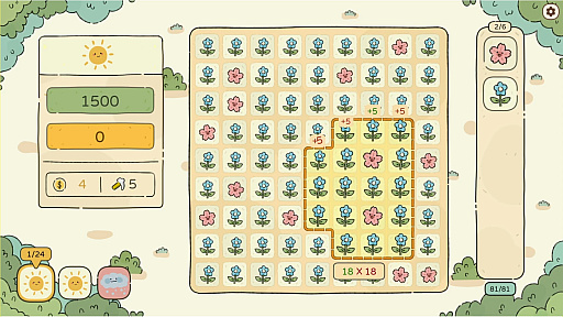 画像ギャラリー No.005のサムネイル画像 / Balatroインスパイアのデッキ構築型ローグライク「めぐりの花園」，Steamで発売。植物同士のシナジーを生かし，爆発的なスコアを狙っていこう