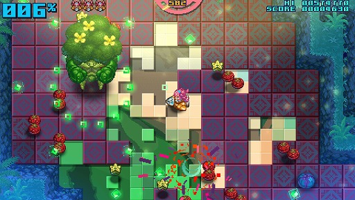 画像ギャラリー No.006のサムネイル画像 / 敵の爆発でパネルを開放！ 昔懐かしいアーケードライクな全方位ツインスティックシューター「Z-GYUBAAN!」，Steamで本日リリース