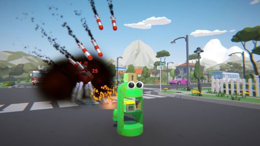 画像ギャラリー No.003のサムネイル画像 / 旧世代のロボットを操作して，住宅街で荷物を盗み出す「HaCo」，Steamストアページを公開中。最大4人でのオンライン協力プレイにも対応