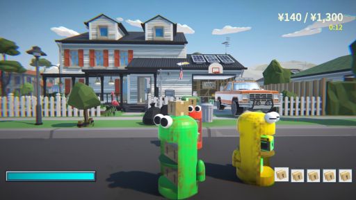 画像ギャラリー No.004のサムネイル画像 / 旧世代のロボットを操作して，住宅街で荷物を盗み出す「HaCo」，Steamストアページを公開中。最大4人でのオンライン協力プレイにも対応