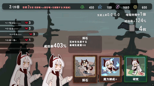 画像ギャラリー No.004のサムネイル画像 / 増殖する人型ドラゴンを率い,大神殿をおっ建てろ! 資源管理ローグライク「建てろ大神殿 どらどらんど」,Steamストアページを公開