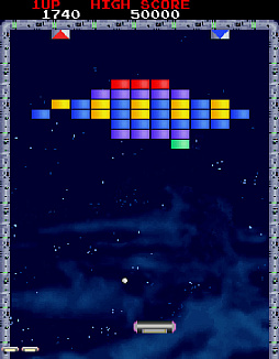 画像ギャラリー No.002のサムネイル画像 / アケアカ版「クエスター」，1月29日配信。1987年にナムコから発売されたブロックくずしゲーム