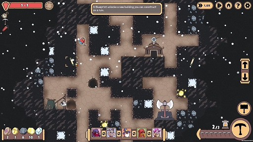 画像ギャラリー No.002のサムネイル画像 / ローグライクサバイバル「Hold the Mine」，早期アクセス版を2月17日にリリース。鉱山を開発し，押し寄せるモンスターをなぎ倒せ！