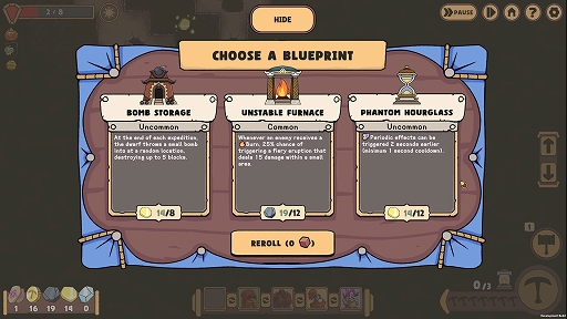 画像ギャラリー No.006のサムネイル画像 / ローグライクサバイバル「Hold the Mine」，早期アクセス版を2月17日にリリース。鉱山を開発し，押し寄せるモンスターをなぎ倒せ！