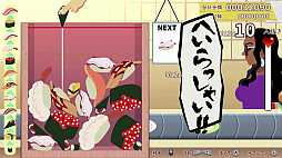 画像ギャラリー No.003のサムネイル画像 / 目指せ大トロ! 同じネタの寿司をくっつけて,お客に提供する。落ち物系パズル「元祖 落とし寿司 めびうす」,Switch2版が発売決定