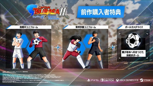画像ギャラリー No.008のサムネイル画像 / Switch向けDL版「キャプテン翼2 WORLD FIGHTERS」の予約受付がスタート。豪華ゲストを迎えた発売決定記念番組が6月19日20：00から配信