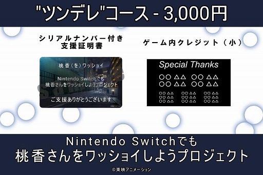 画像ギャラリー No.007のサムネイル画像 / 謎のアクションゲーム「桃香（を）ワッショイ」，Switch版のクラウドファンディングが開始1時間半で目標達成。リターン品アップデートを発表