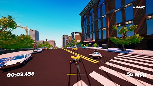 画像ギャラリー No.003のサムネイル画像 / 公道を飛んで跳ねて駆け抜ける！ ハイスピード配達レーシング「DEADLINE DELIVERY」のデモ版が配信開始