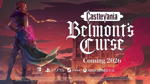 画像ギャラリー No.001のサムネイル画像 / 「キャッスルヴァニア ベルモンドカース」，開発チームが作品の魅力を紹介する最新トレイラーを公開