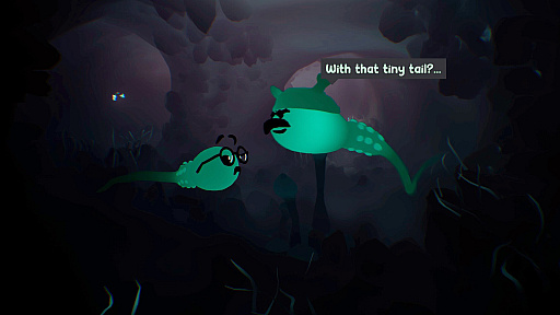 画像ギャラリー No.010のサムネイル画像 / 主人公は精子。ゴールを目指して体内を駆け抜けるアドベンチャーゲーム「Become」が発表，あわせてアナウンストレイラーも公開