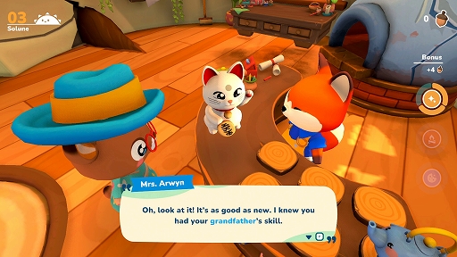 画像ギャラリー No.004のサムネイル画像 / 動物たちが暮らす森で修理屋を営むパズルクラフトシミュレーション「Piece by Piece」,Steamで配信開始