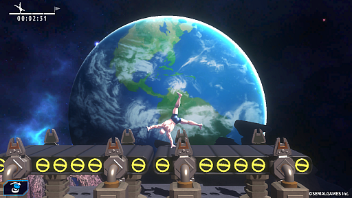 画像ギャラリー No.001のサムネイル画像 / マッチョを回転させて地球に還す。Switch版「ローリングマッチョ」の予約受付開始