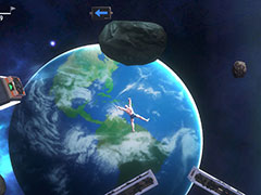 宇宙に取り残されたマッチョを操作し,地球への帰還を目指せ。回転アクション「ローリングマッチョ」,Switch版の配信を開始