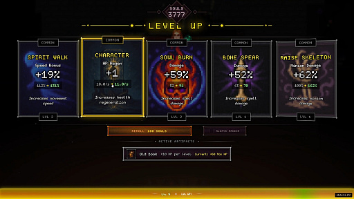 画像ギャラリー No.006のサムネイル画像 / 100％AI開発のヴァンサバ系アクション「CODEX MORTIS」，2026年3月20日に早期アクセス開始。Steam Next Festにあわせて体験版も刷新