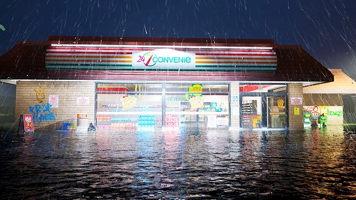 画像ギャラリー No.001のサムネイル画像 / 熊手から送水ポンプまで，さまざまなツールで街を浸水から救いだせ。浸水復旧シミュレーション「DrainSim」，早期アクセス版をリリース