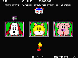 画像ギャラリー No.002のサムネイル画像 / アケアカ版「プランプポップ」，3月5日配信開始。動物親子がトランポリンで子供を跳ね返し，上空に浮かぶ風船を割っていくACTゲーム