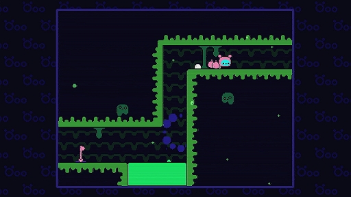 画像ギャラリー No.007のサムネイル画像 / 「Öoo」，Switch版を配信開始。爆弾いもむしが不思議な世界を大冒険。自らの身体を爆弾として使い，道を開いていくパズルアクション