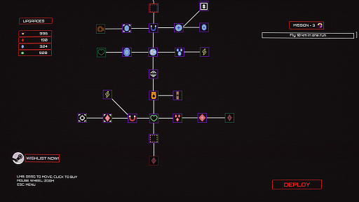 画像ギャラリー No.007のサムネイル画像 / 重力反転で進行ルートを切り替え，惑星内部を採掘するインクリメントゲーム「Veinrider」，日本語ローカライズに対応