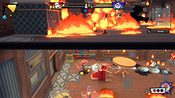 画像ギャラリー No.003のサムネイル画像 / 消防士の中に紛れ込んだアーティストを捕まえるオンラインマルチプレイACT「OCTOPinbs」，今春Steamで配信。開発はラセングルとトライエース