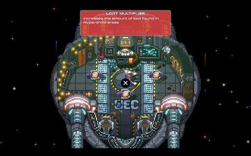 画像ギャラリー No.006のサムネイル画像 / “USBフロッピーディスク”に入った弾幕ローグライトのクラファンが展開中。敵基地に宇宙船で乗り付け，内部からお宝をかっさらえ