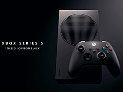 Xbox Series Sのカーボンブラックモデル発表。搭載SSDは1TBで発売は9月1日
