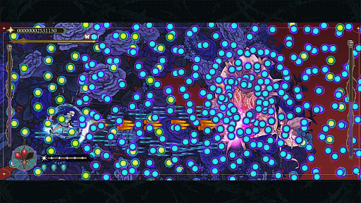 画像ギャラリー No.009のサムネイル画像 / 弾幕横スクロールSTG「食魂徒：Blue Pieta」，弾幕の中へ飛び込むほど強くなる，進化した「ソウルコレクト」システムを実装